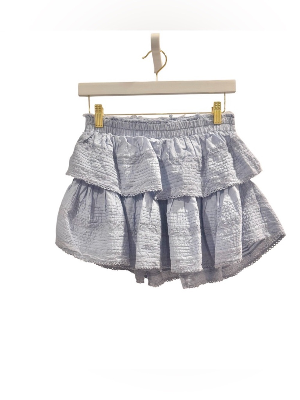 LOVE SHACK FANCY LoveShackFancy BLUE SKIRT WOMEN’s size XS - Picture 2 of 11
